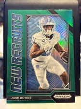 2023 Panini Prizm Draft Picks - New Recruits Green Prizm #NR-11 Josh Downs (RC)