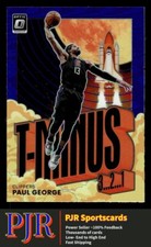 2021 Donruss Optic #9 Paul George Clippers T-Minus 3...2...1 Purple Prizm