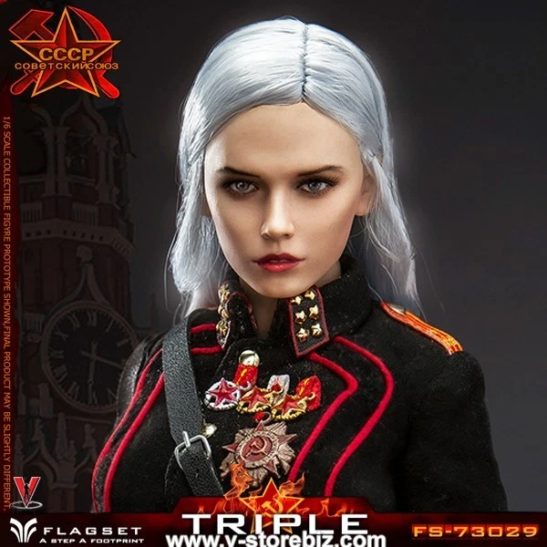 Flagset 1/6 Fs73029 Red Alert Soviet Female Katyusha 1/6 scale FREE SHIPPING - Image 2 of 4