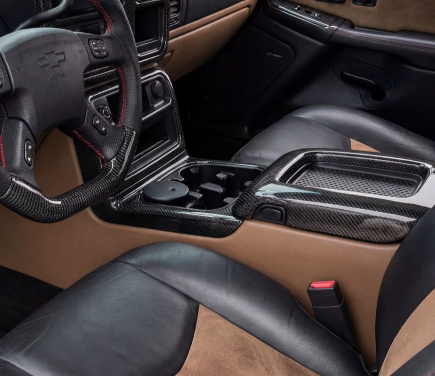 2003-2006 Silverado Sierra Lbz Tahoe Center Console Carbon Fiber
