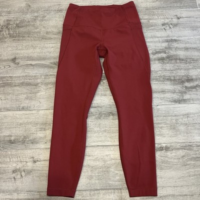 90 degree by Reflex Women s Leggings Color Persian Red Size Small Pockets
