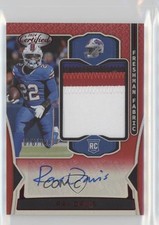 2024 Certified Freshman Fabric Mirror Signatures Red /199 Ray Davis Auto 1n4k