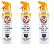 BL Arm & Hammer Refresher Spray Shoes 4oz X 3 Packs
