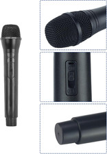 2PCS Fake Microphone Prop, Realistic Plastic Pretend Microphone Lightweight F...