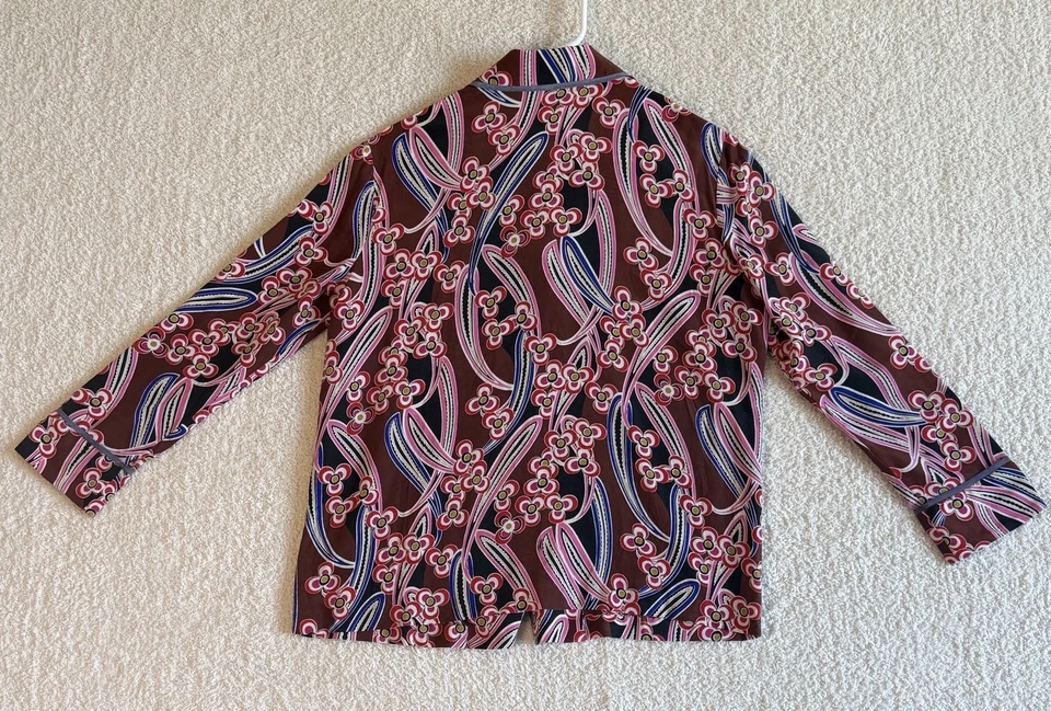 Женская шелковая блузка Trina Turk Ira размер Small - Изображение 2 из 4