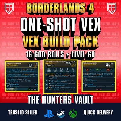 #ad #ad Borderlands 4 • One Shot Vex Build Pack • LVL 60 • GOD ROLLS • PC PS5 XBOX STEAM $6.40