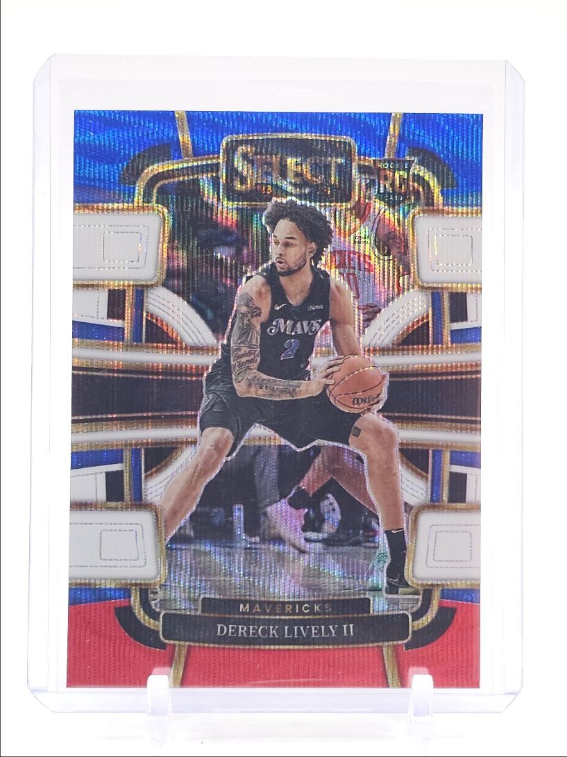DERECK LIVELY II 2023-24 SELECT CONCOURSE ROOKIE TRI-COLOR PRIZM RC Q2550
