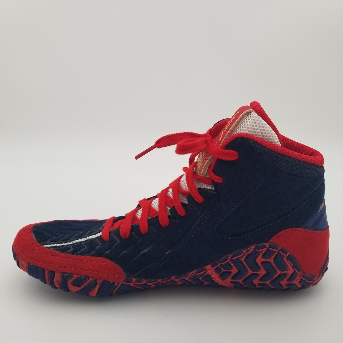 ASICS Aggressor 3 J601Y-5201 Mens 9.5 Suede Lace Up Athletic 
