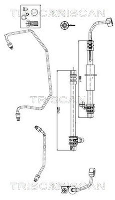 TRISCAN Hydraulikschlauch Lenkung 8516 43001 für HYUNDAI MATRIX FC