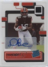 2022 Panini Clearly Donruss Rated Rookie Auto David Bell #82 Auto 11ur