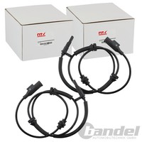 2X NTY ABS-SENSOR Raddrehzahl Vorne Passend FüR Fiat 500X Jeep Compass Renegade