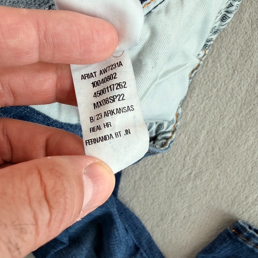 Ariat REAL Fernanda Bootcut Jeans Women 31S Arkansas Blue High Rise ...