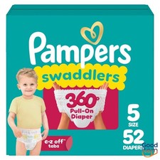 Pampers Swaddler 360 Disposable Baby Diapers - Size 5 - 52ct: Paraben-Free