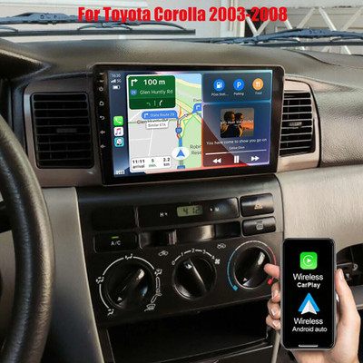 For Toyota Corolla 2003-2008 Android15 Car Stereo Carplay GPS Navi Radio Camera