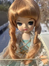 Vintage Sankyo Orgel Rotating Music Box Doll Raindrops Keep Fallin On My Head