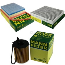 MANN-FILTER Inspektionspaket für Mitsubishi ASX 1.6 DI-D Citroën C4 Aircross