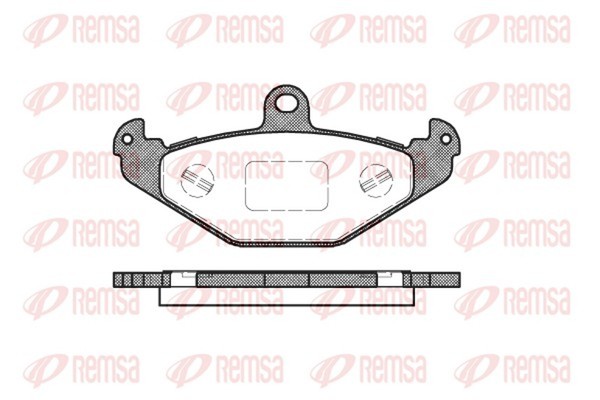 Bremsbelagsatz Scheibenbremse Remsa 0345.20 FüR Opel E01 Speedster Turbo R97 S4-image