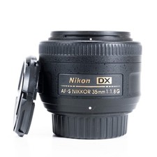 Nikon AF-S 35mm f/1.8G DX Lens for DSLR – Front & Rear Cap