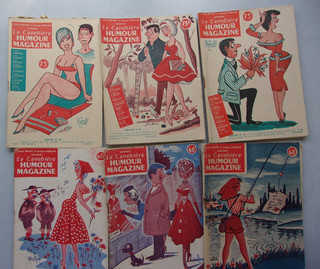 " La Canebière: Humour Magazine " lot de 13 numéros : Frédéric Dard Jean Giraud