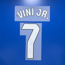 Vinicius 2026 Real Madrid Player Size Nameset Name Number ID Print