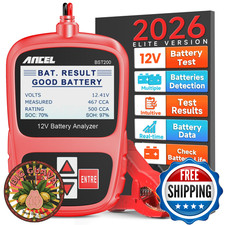 ANCEL BST200 Car Battery Tester 12V Battery Load Tester, 100-1100 CCA Automotive
