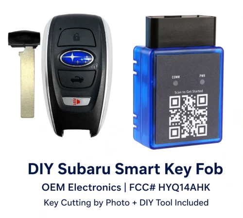 DIY Bundle OEM Subaru Ascent Legacy STI WRX Key Fob HYQ14AHK + Key Cut - product listing photo