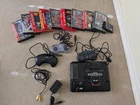 Original Vintage Sega Genesis 16-bit Tested With Games And Controllers