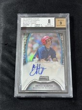 Bryce Harper 2011 Bowman Sterling Black Refractor #/25 Prospect Rookie Auto BGS