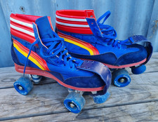 Retro Vintage Rollschuhe 60er/70er Jahre Größe 10,5 Rollerball Disco Eisbahn Funky FAB