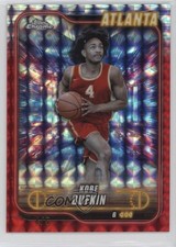 2024-25 Topps Chrome Red Geometric Refractor 4/5 Kobe Bufkin #29 1co7