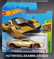 "Hot Wheels \"Pagani Huayra\" Hw Exotics GRY90-M521 Farbe Gold Ovp UngeÖFfnet Neu"