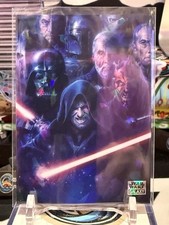 2025 Topps Chrome Galaxy Shadow Of Evil Green Shimmer Refractor /150 #95 TZ