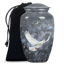 Dove Peace Funeral Urns for Human Ashes Adult Female  Men 10 Inch 