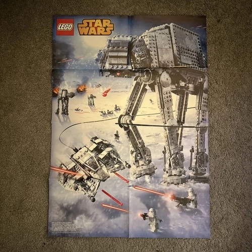 LEGO Limited Edition Star Wars 2014 Minifigure Poster 33x23.2