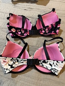 LOT of 10 Women's VICTORIA'S SECRET Underwire Bras Size 32DDD (8) & 34DD (2)