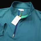 Peter Millar 1/4 Zip Pullover Mens M Green Blue Dot Crown Sport Performance Golf