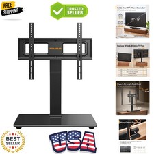 Universal Swivel TV Stand Base for 32  70 inch TVs, Height Adjustable Table To...