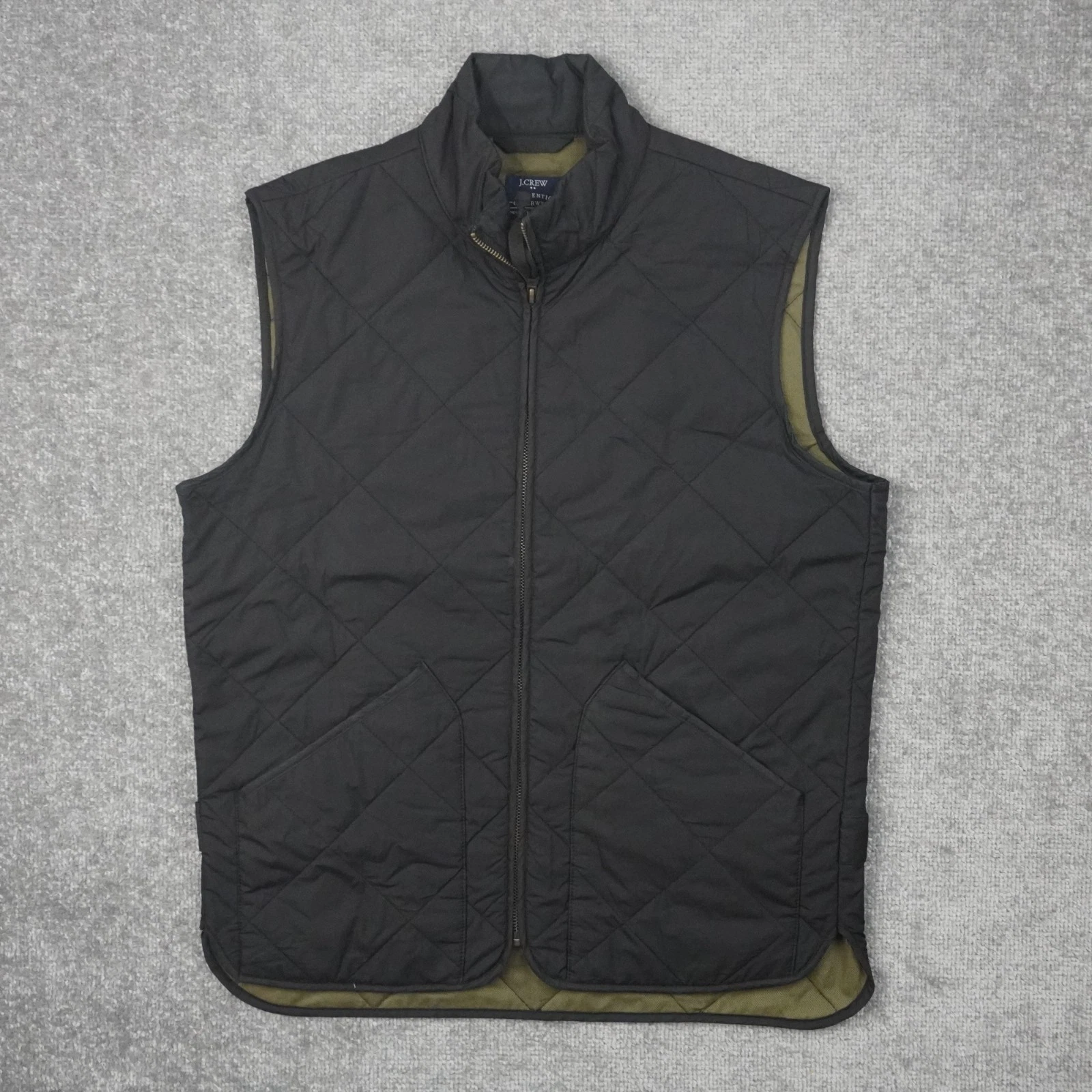 J Crew Outerwear Mens Small Full Zip Pocket Diamond Quilted Puffer Vest
Opens in a new window or tab