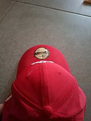 Cap Cap Neu Omega Uhr (Seamaster Speedmaster) Polyester Mix Rot