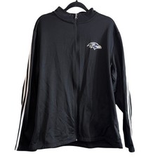Ropa del equipo de la NFL Baltimore Ravens chaqueta de pista para hombre talla extra grande XL