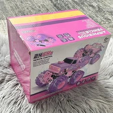 Girls Pink Remote Control 2.4GHz Amphibious Off Road Vehicle - Waterproof & Fast