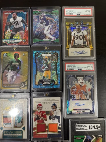 HUGE LOT OF 25 HIGH END SPORTS CARDS, RC, GRADED, NUMBERED, PATCH, AUTOS 🔥🔥📈