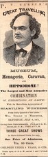 P. T. Barnum's Great Travelling Museum 1871 Worcester MA Clipping TAJ8-1 P. T. Barnum's Great Travelling Museum 1871 Worcester MA Clipping TAJ8-1