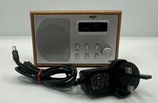 Bush BD-1207 DAB FM Radio Wood Effect Tested Working