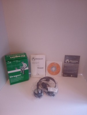 Nuance Dragon Speech Recognition Software Version 10 Standard Headset
