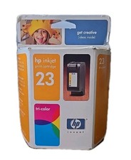 OEM HP 23 Tri-color Ink Cartridge Genuine New Sealed Exp.