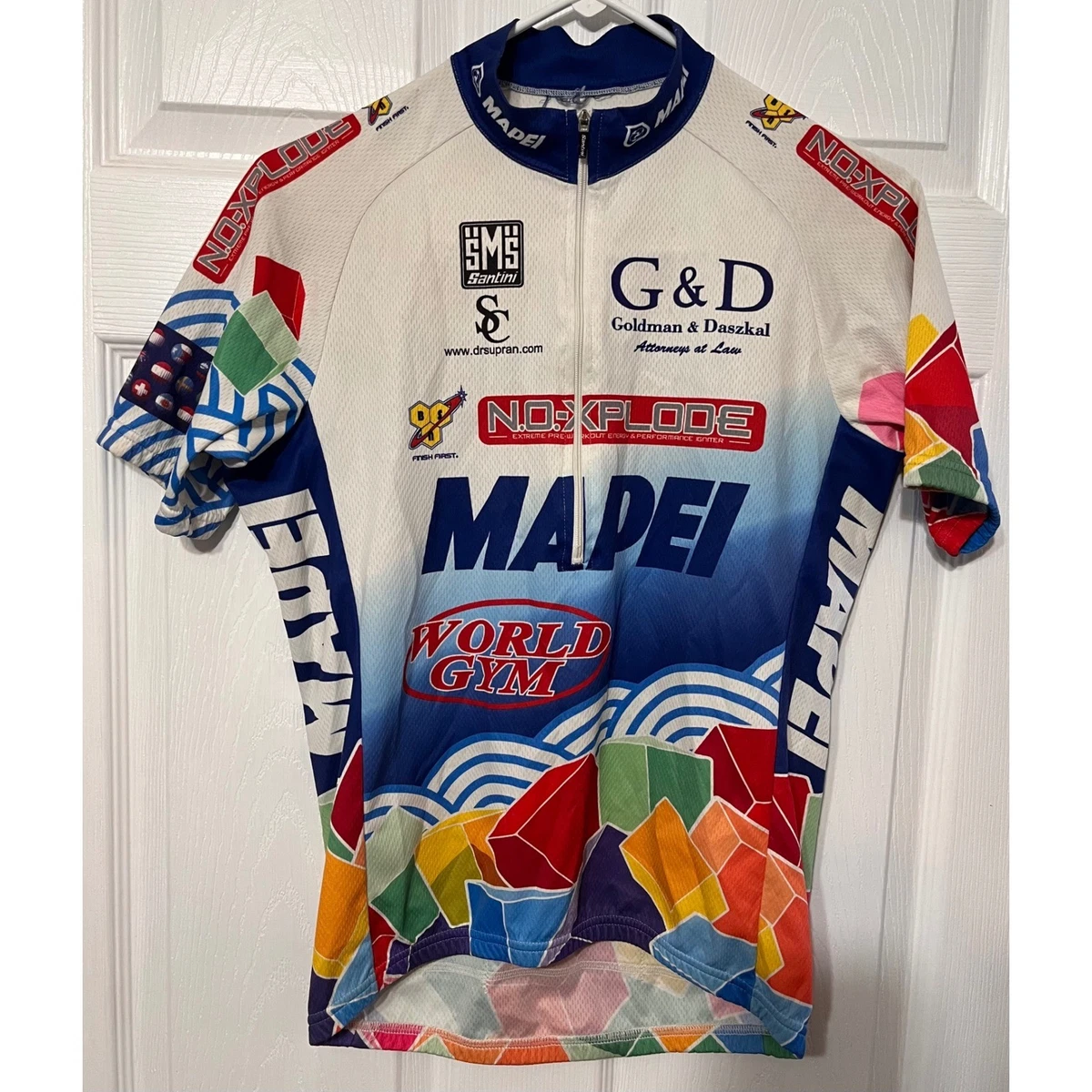 MAPEI LATEXCO SPORTFUL MAILLOT VÉLO CYCLISME HAUT MAILLOT cyclisme GÉ