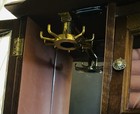 Jewelry Armoire Box Wooden W/ 3 Drawers Ring Holder & Necklace Carousel — photo 8