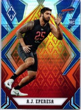 2020 Panini Phoenix #166 A.J. Epenesa Fire Burst Buffalo Bills