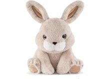 Fluffy Plush Bunny Stuffed Weighted Animal Toy 18" 3.5 Lbs By NiuNiuDaddy
